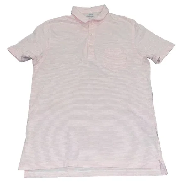 Crew Factory Shirts Jcrew Factory Mens L Pink Striped Slub